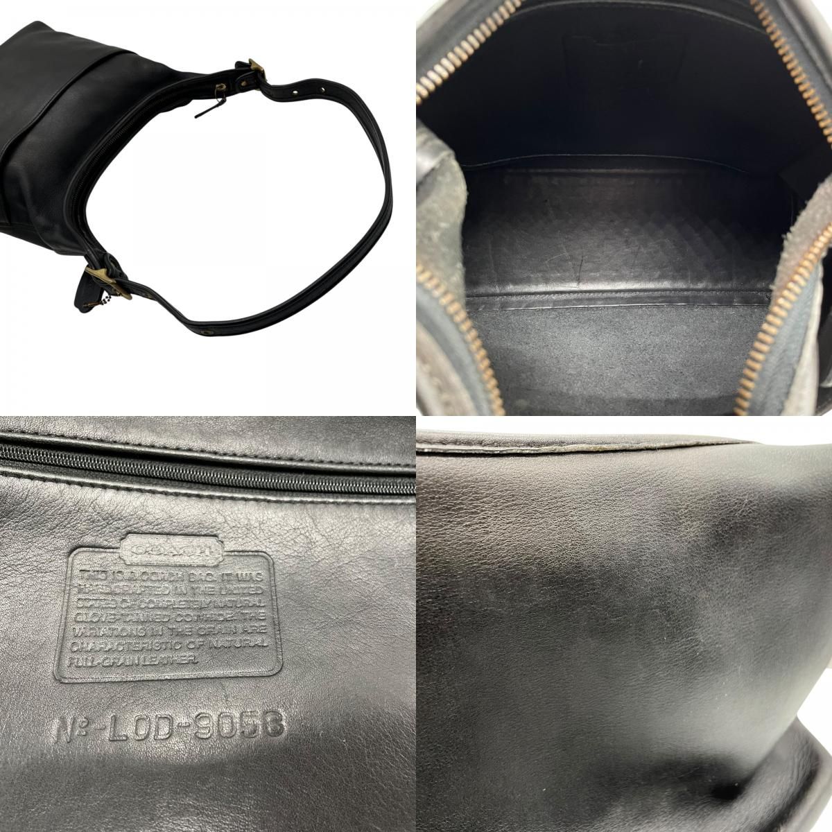 美品 COACH コーチ オールドコーチ グラブタンレザー 本革 9058 