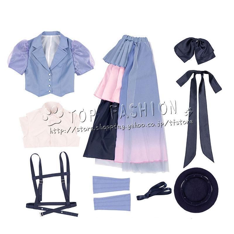 Liella リエラ Jump Into the New World 唐可可 タン クゥクゥ 打歌服 応援服 コスプレ 衣装 ウィッグ 靴 道具?? WWW_NOITHATQUANGTHANH_NET