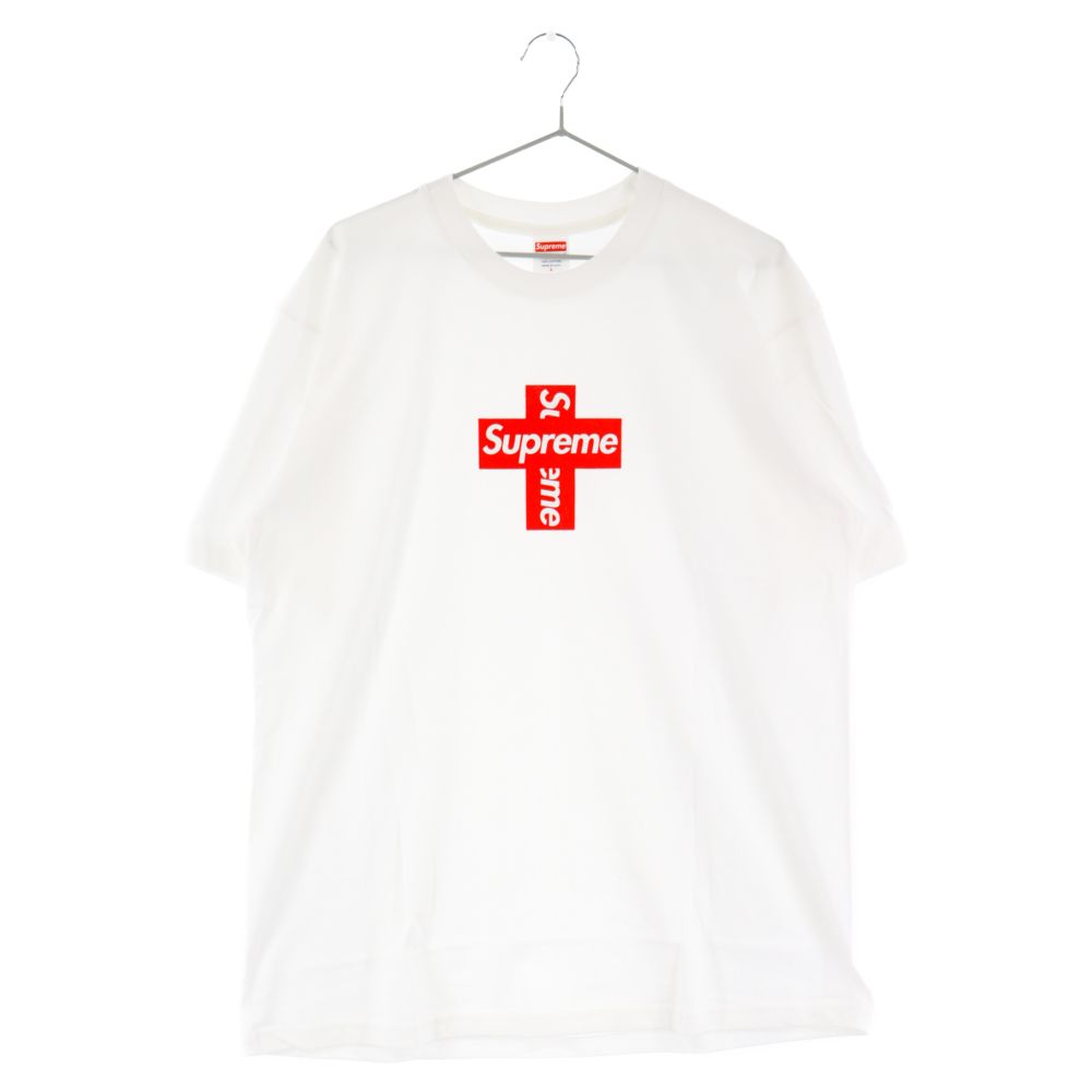 SUPREME シュプリーム 20AW Cross Box Tee クロスボックスロゴ プリント半袖Tシャツ カットソー ホワイト