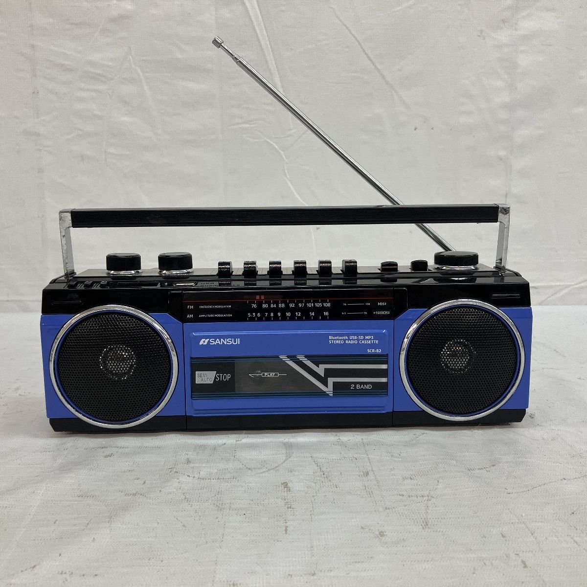 SANSUI ステレオ ラジオカセット ラジカセ 未使用 - オーディオ機器