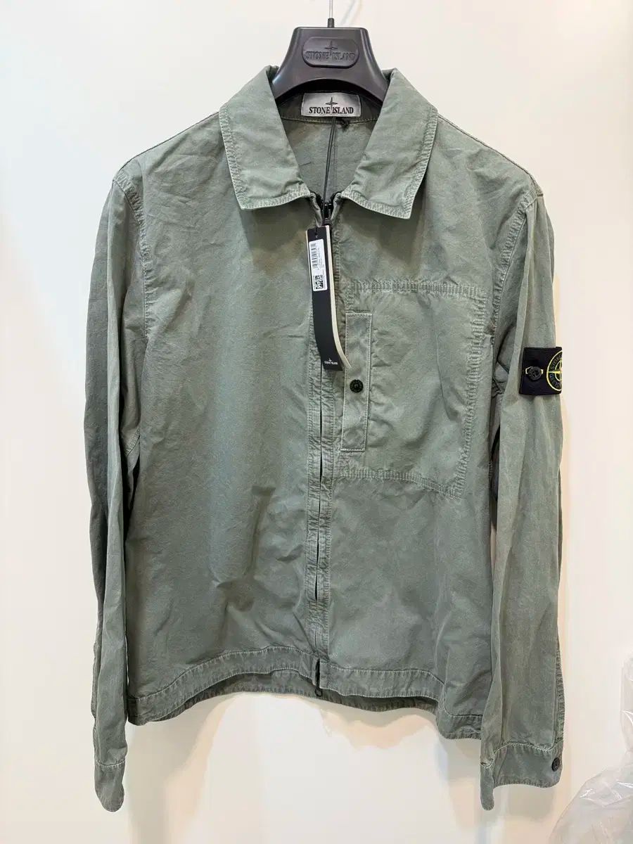 STONE ISLAND ストーンアイランド 25ss エフェクト オーバーサイズシャツ カーキ