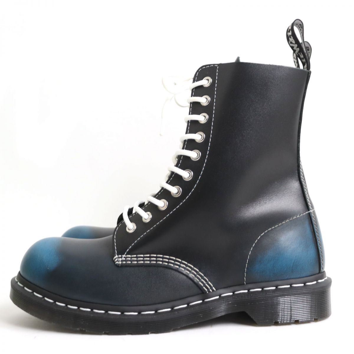 Dr.Martens メンズ レースアップ 10ホール ホワイト UK8 【絶品】 - 靴