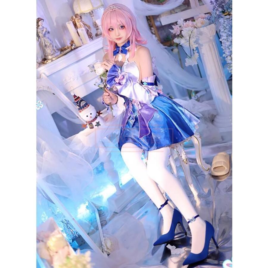 新品 崩壊スターレイル 三月なのか コスプレ衣装 ウィッグ 靴