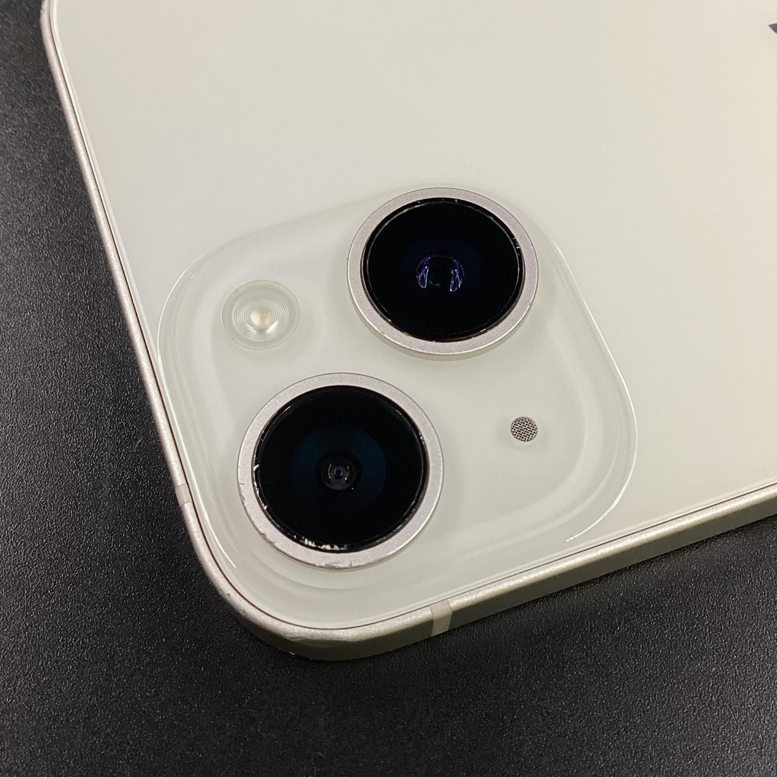 iPhone 14 128GB スターライト au 動作確認済 86%【全額返金保証