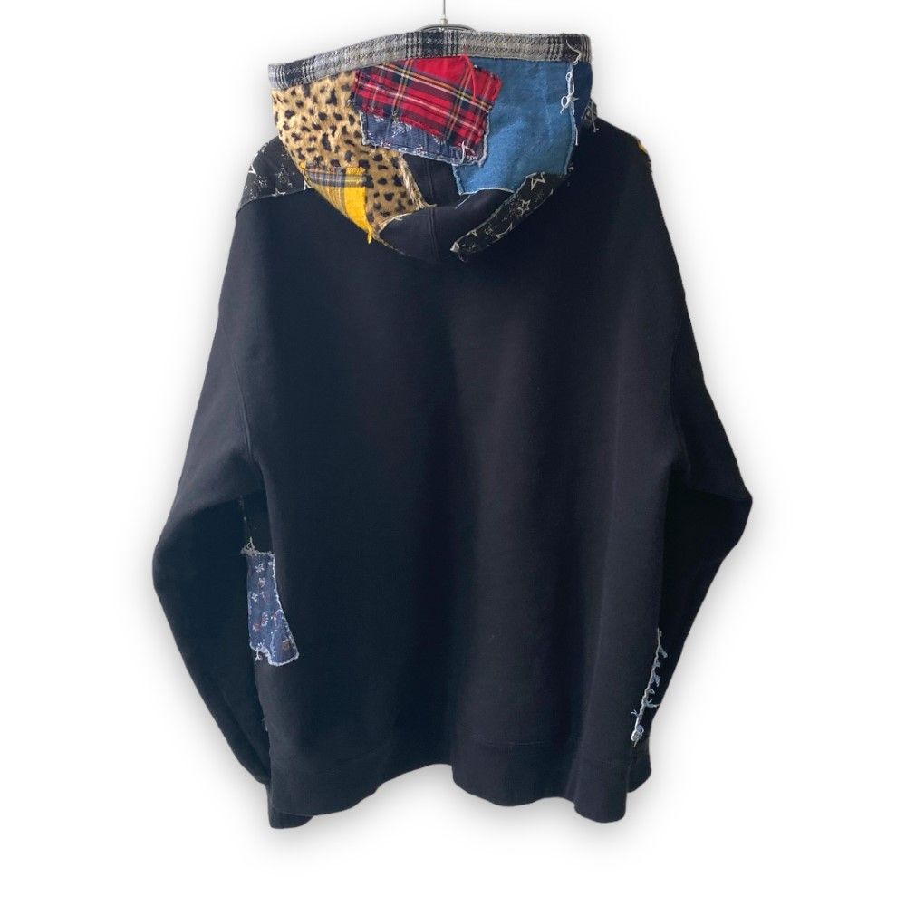 SUPREME パッチワークジップアップパーカー XLサイズ - メルカリ