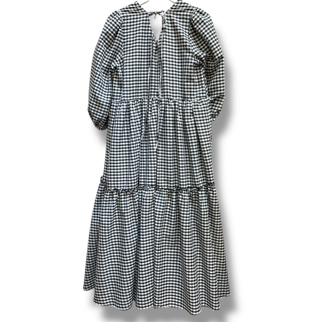 iDea Luce イデアルーチェ コットンティアードワンピース ギンガム