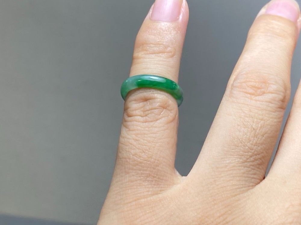 翡翠リング Amazon | [ゆの美] ミャンマー産 ひすいくりぬき リング jade