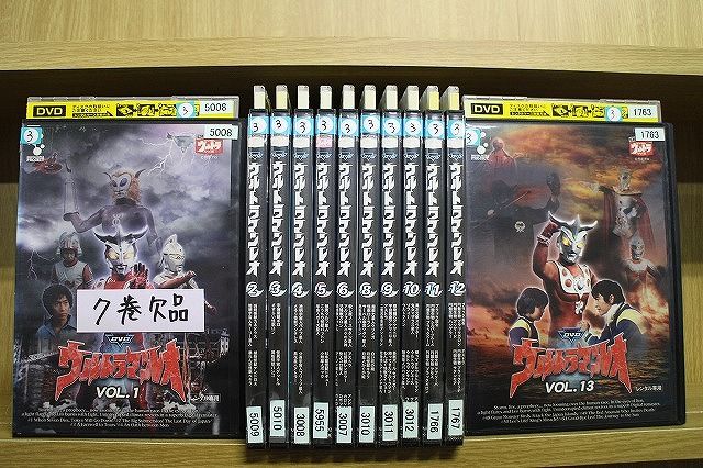 DVD ウルトラマンレオ 1～13巻(7巻欠品) 12本セット ※ケース無し
