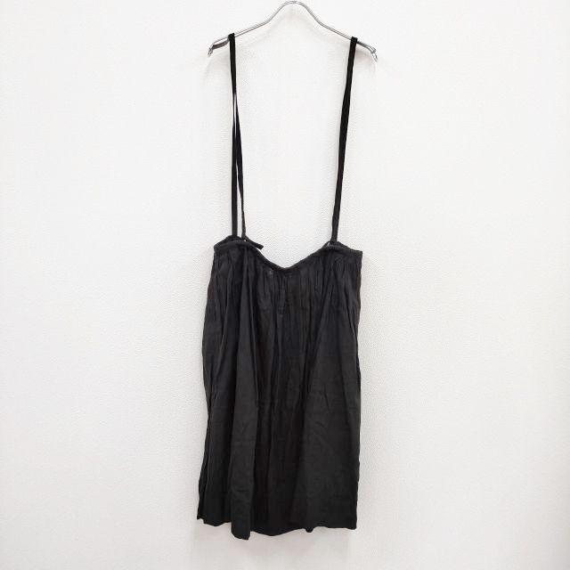 Toujours リネンシルクサスペンダー付きギャザースカート スカート  