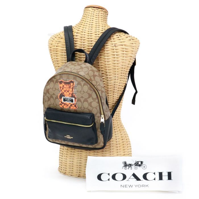 ☆美品☆コーチ COACH シグネチャー ミニ チャーリー リュック 美品