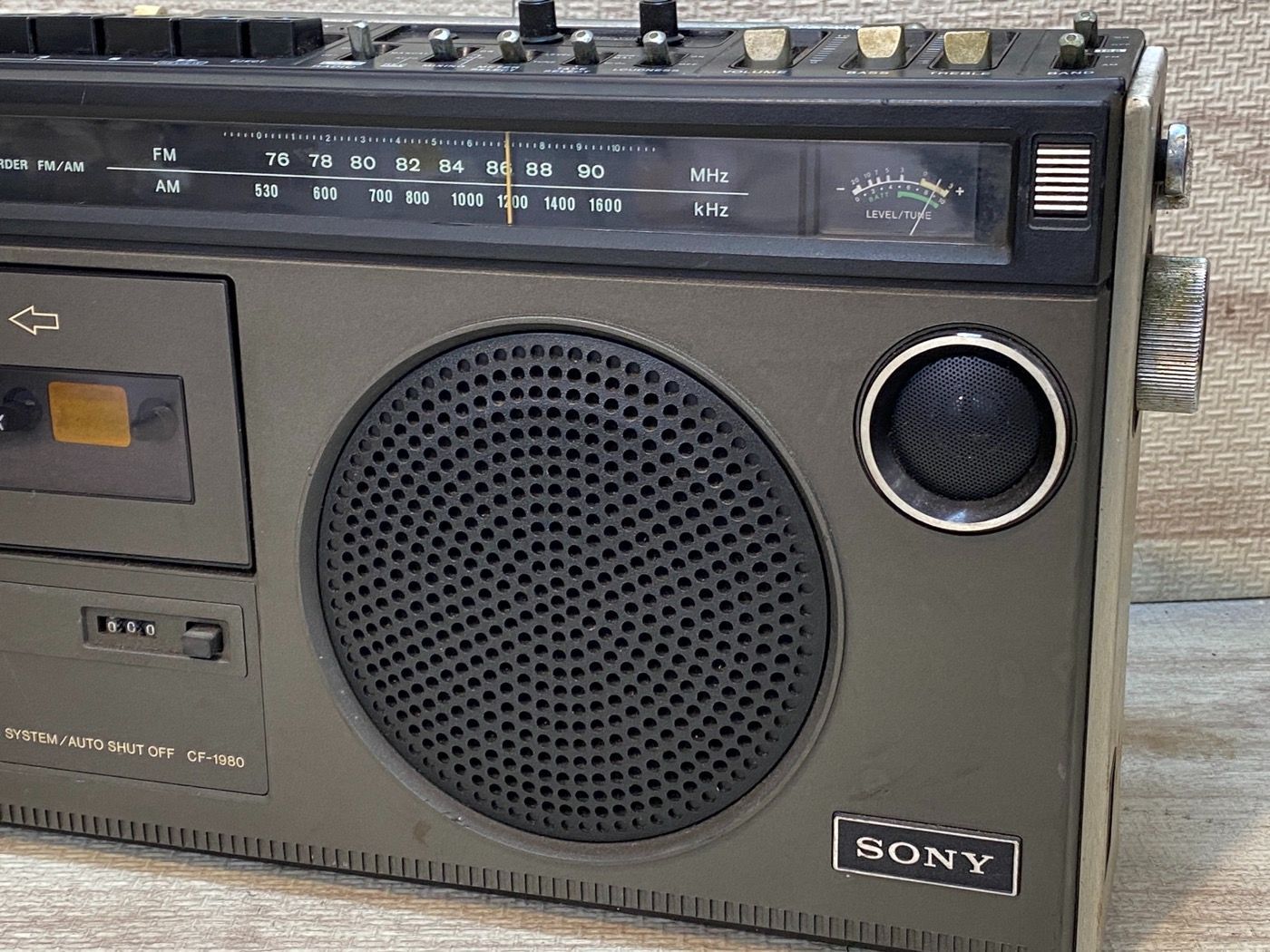 SONY ソニー CF-1980 FM/AMラジオカセットコーダー ジャンク - メルカリ