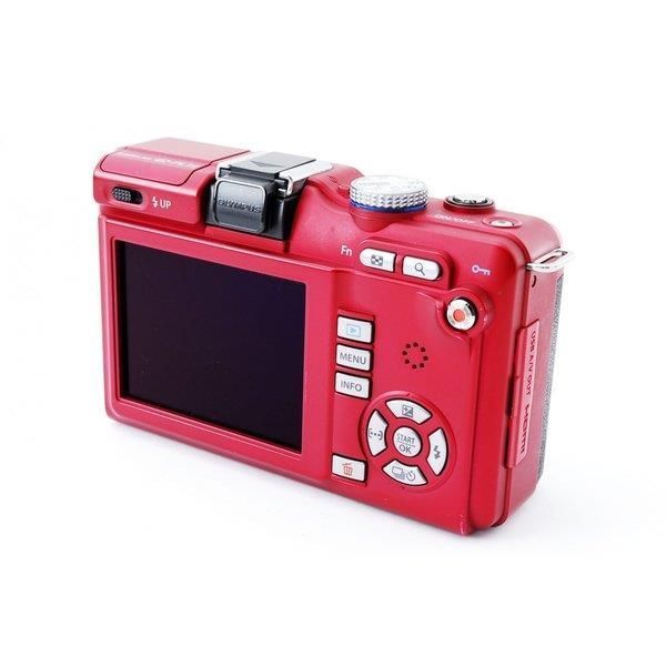 【美品】OLYMPUS PEN E-PL1s 本体+付属品のセット オリンパス OLYMPUS E-PL1s レンズセット レッド 美品 小型軽量