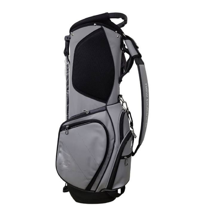 NEW BALANCE スタンド式 キャディバッグ ゴルフバッグ ボストンテリア