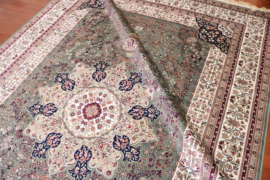 ペルシャ柄絨毯 200×290 新品未使用 大判ラグ カーペット 訳あり