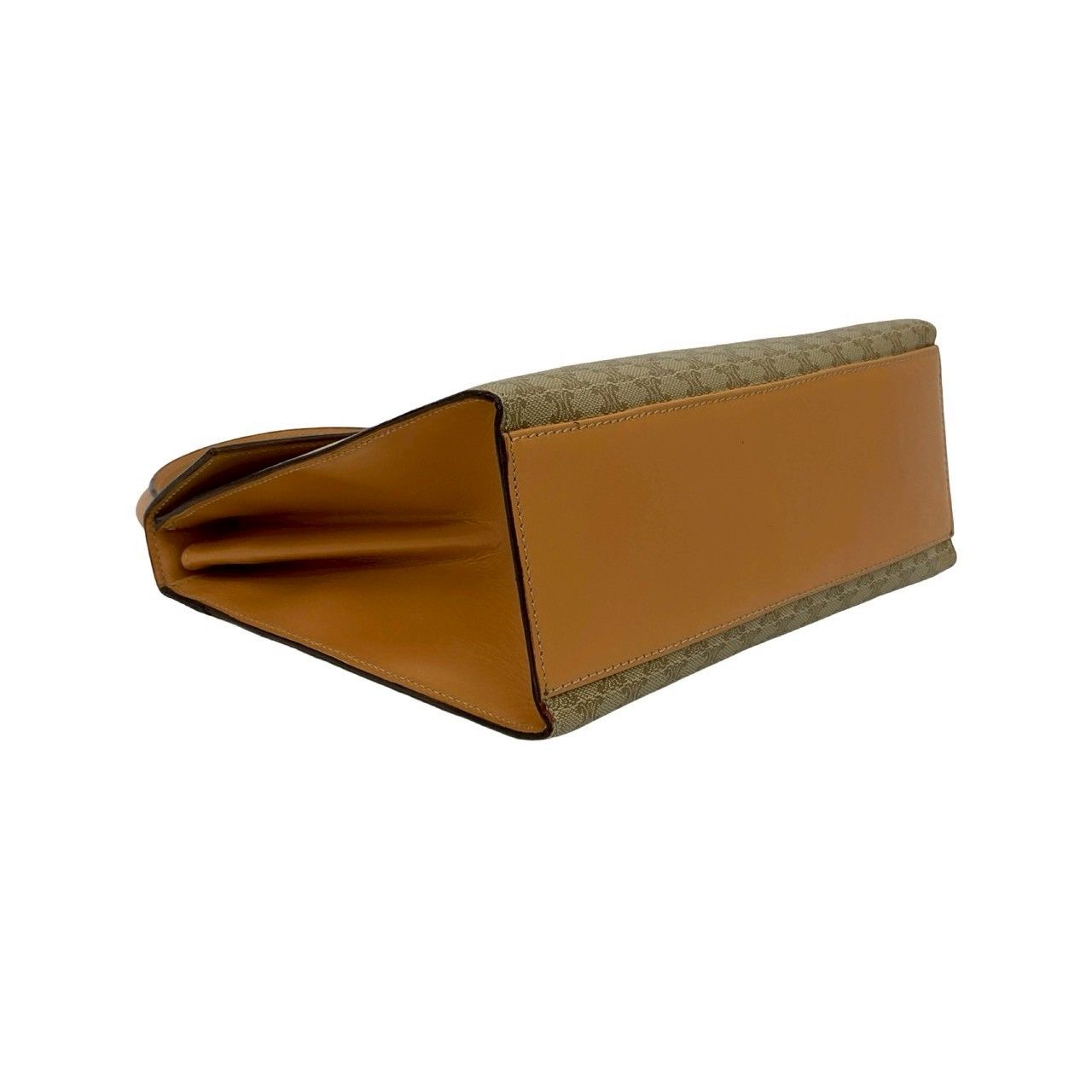 極 美品 セリーヌ マカダム ブラゾン 柄 リング金具 ショルダーバッグ 茶 CELINE - 極 美品 CELINE セリーヌ マカダム ブラゾン 柄