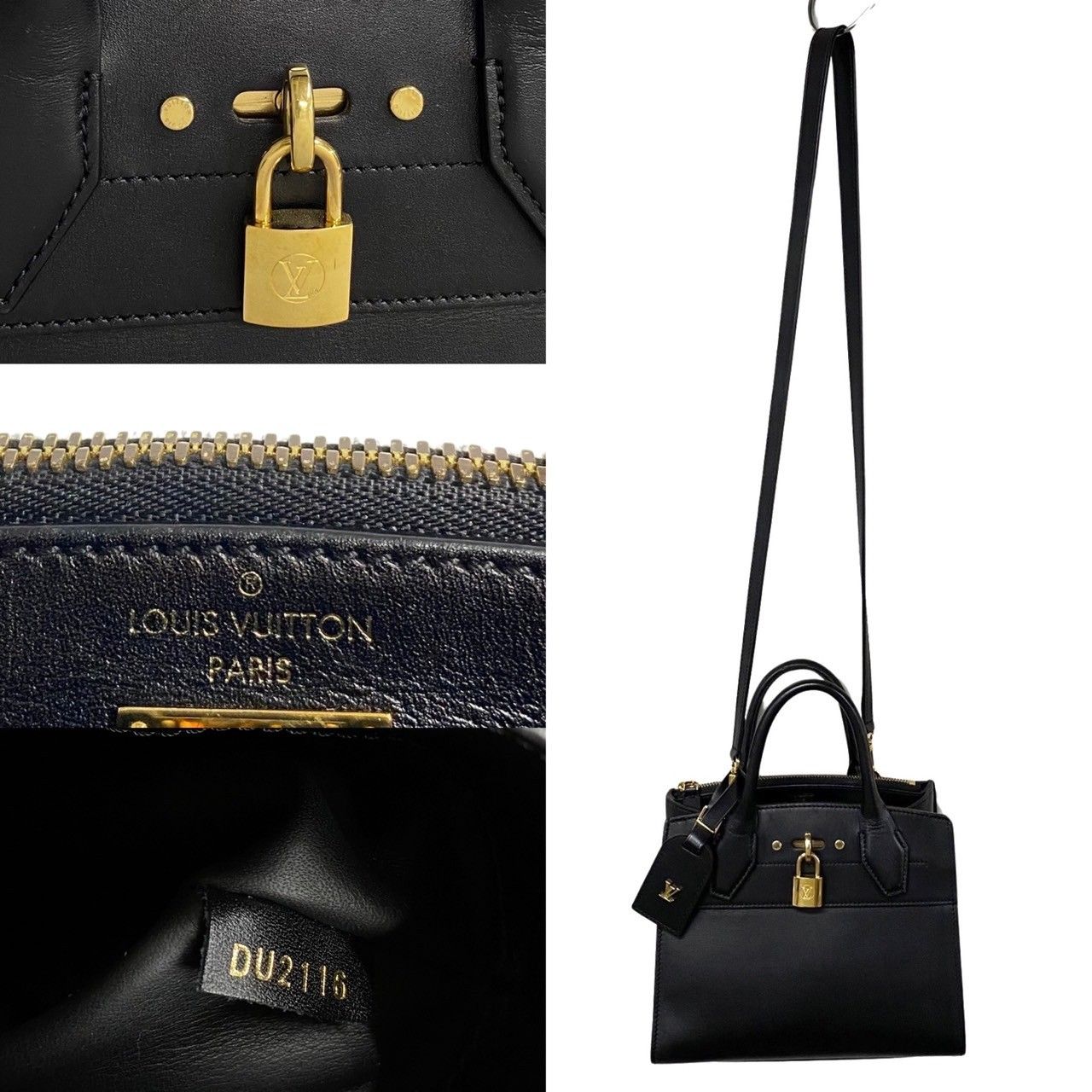 ほぼ未使用 鍵付き LOUIS VUITTON ルイヴィトン シティ スティーマー 