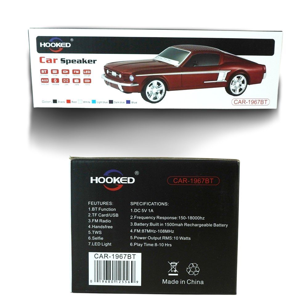 新品25cmブルートゥーススピーカーフォードマスタングブルービンテージアメ車 1967 REPLICA CAR BLUETOOTH SPEAKER FORD MUSTANG 1967
