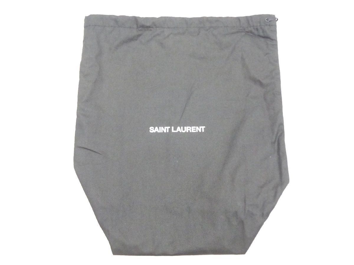 25.3万【未使用】サンローラン SAINT LAURENT テイクアウェイ ボックス ハンドバッグ YSLロゴ レザー 総柄 732657