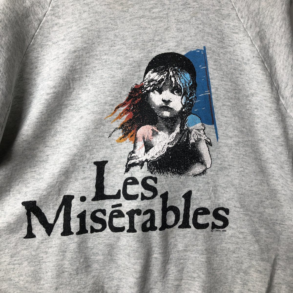 80's USA製 Les Miserablesスウェット XL フルーツボディ 80's USA製 Les Miserablesスウェット XL フルーツボディ 80年代 Les
