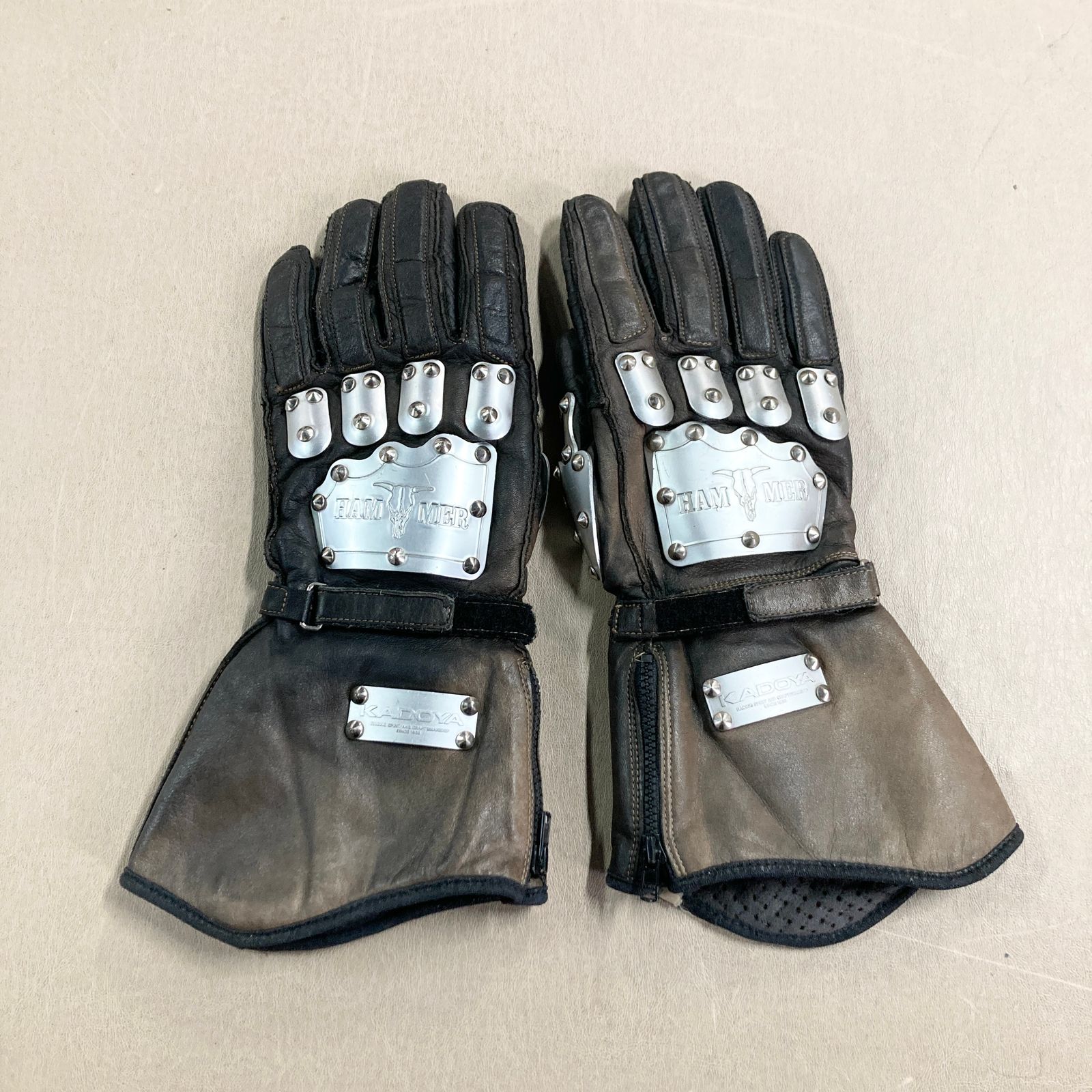 KADOYA カドヤ 手袋 レザーグローブ ハンマーグローブ