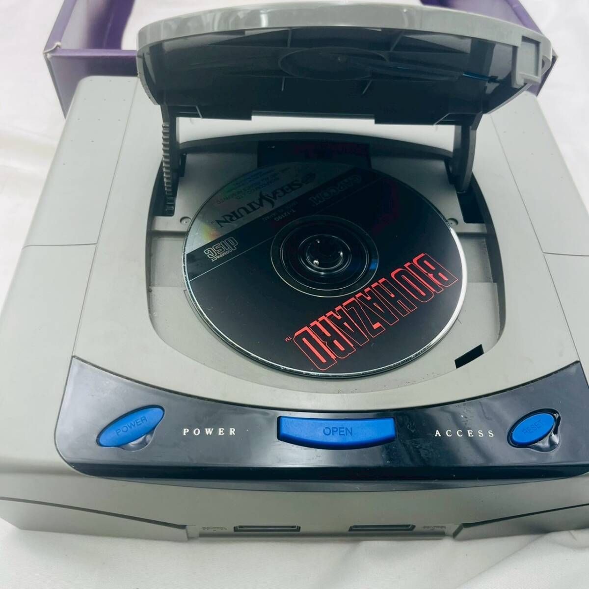 【懐かしゲーム機】セガサターン本体HST-3200 SEGA セガ HST-3200 セガサターン 本体 通電確認済み