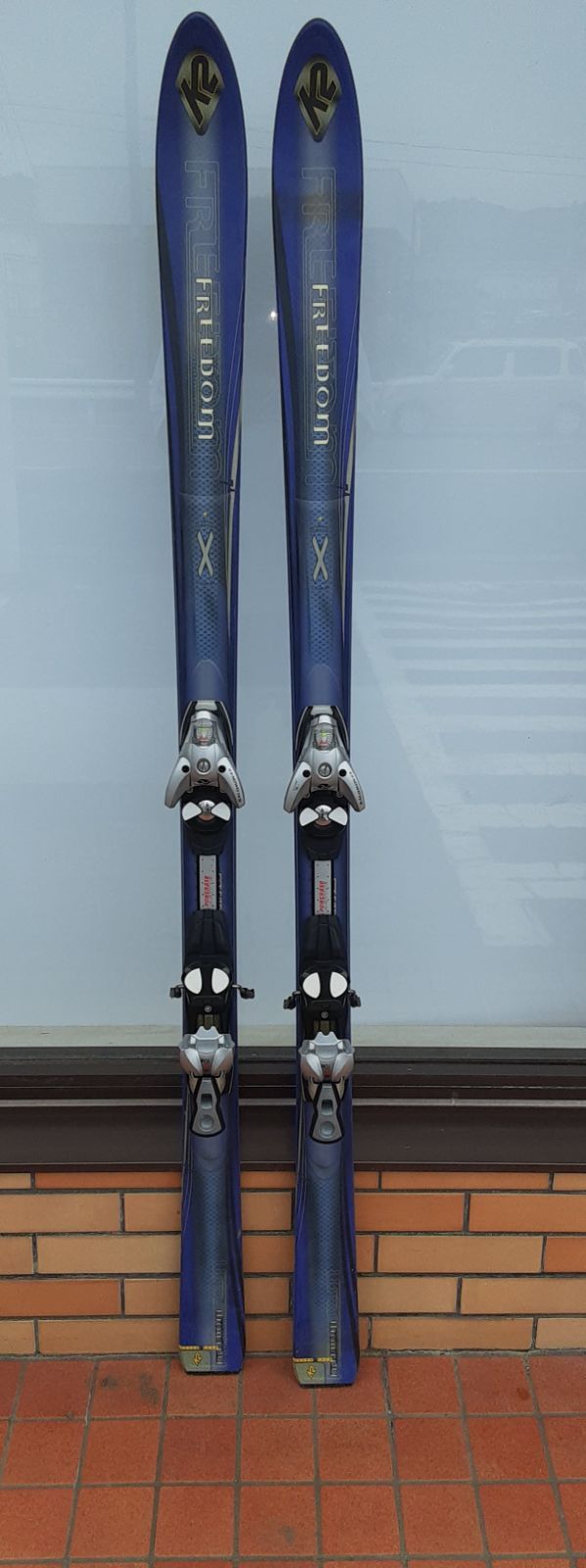 K2 スキー板 SALOMON ビンディング セット 168cm ネイビーブルー