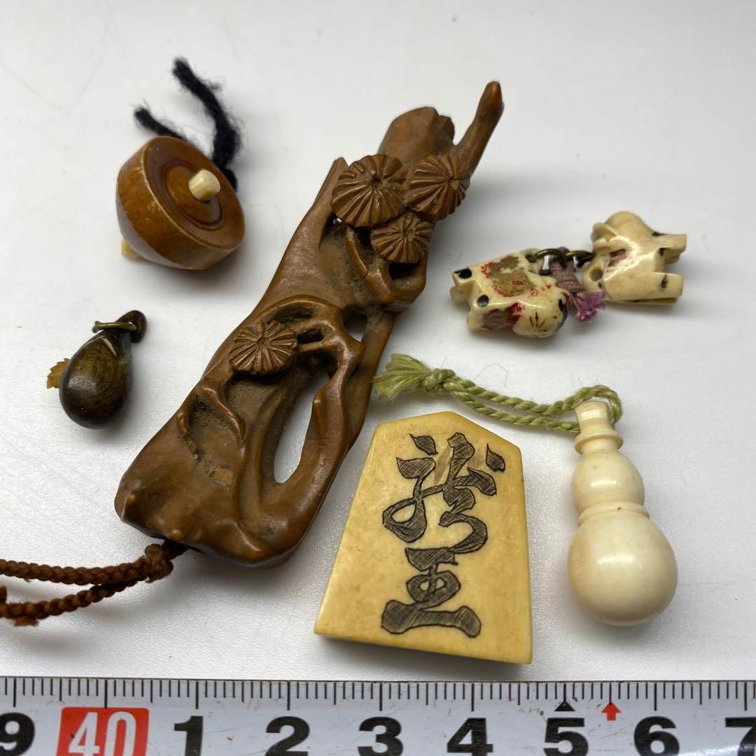 上根付 根付色々 23g 東Y6-0423ア⑩タカチ