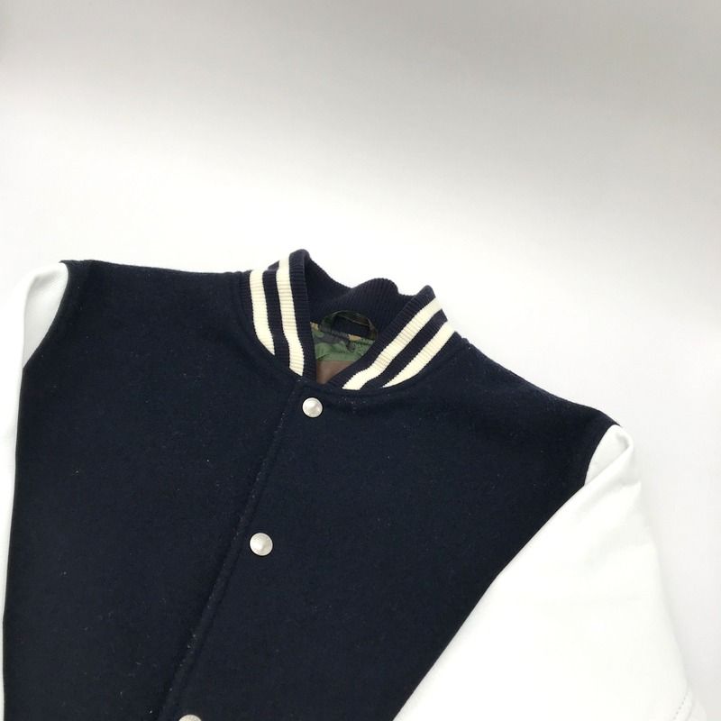 中古 ソフネット SOPHNET. レザー スタジャン ブルゾン ジャンパー SOPHNET.（ソフネット） 21AW SOPHNET. LEATHER VARSITY JACKET メンズ