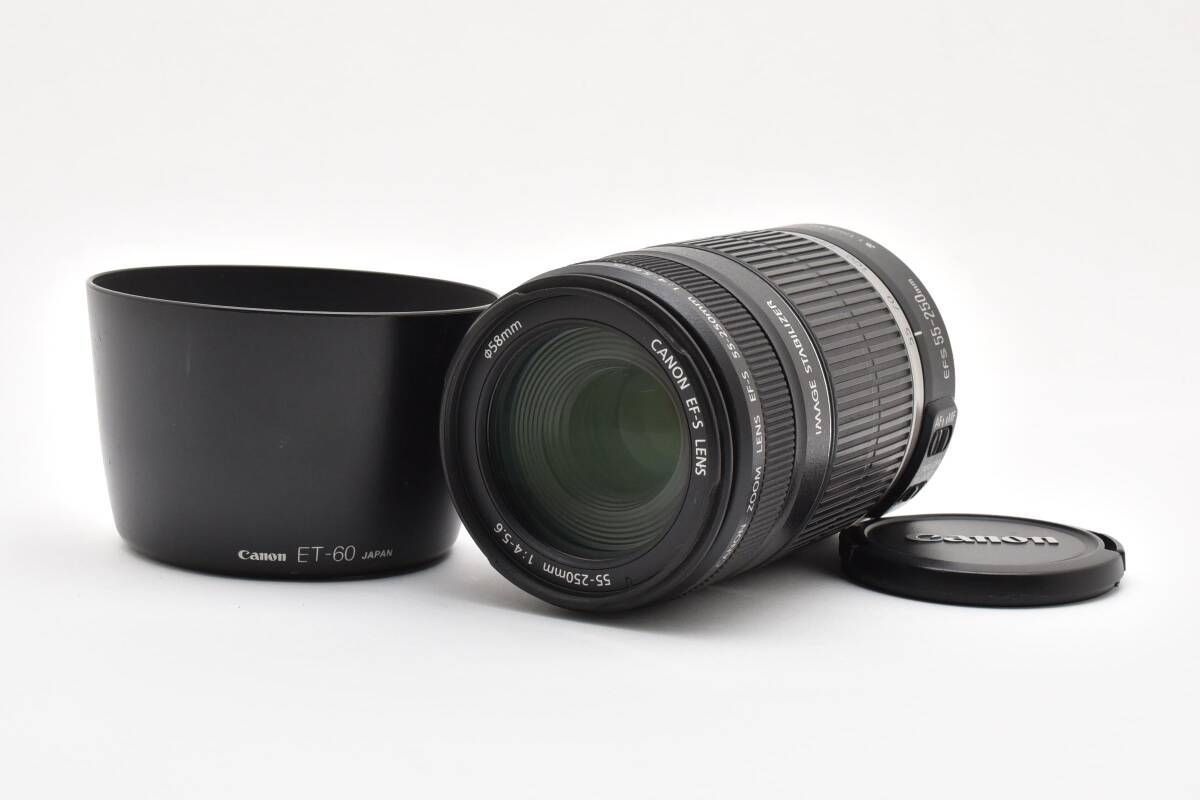 ☆良品☆ キヤノン Canon EF-S 55-250mm F4-5.6 IS 望遠ズームレンズ