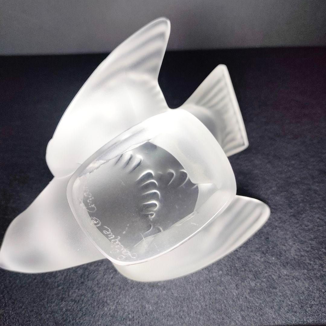 最高品質☆ルネ・ラリック クリスタル スズメ ペーパーウェイト 雀