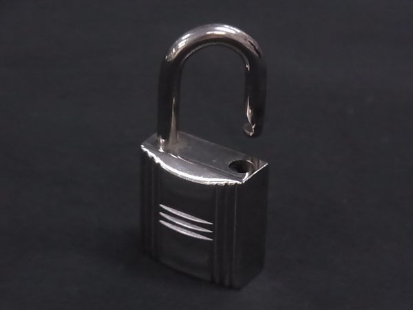 【美品】HERMESエルメスカデナ南京錠パドロック鍵2ケ付き □美品□ HERMES エルメス カデナ 南京錠 パドロック 50 鍵 キー
