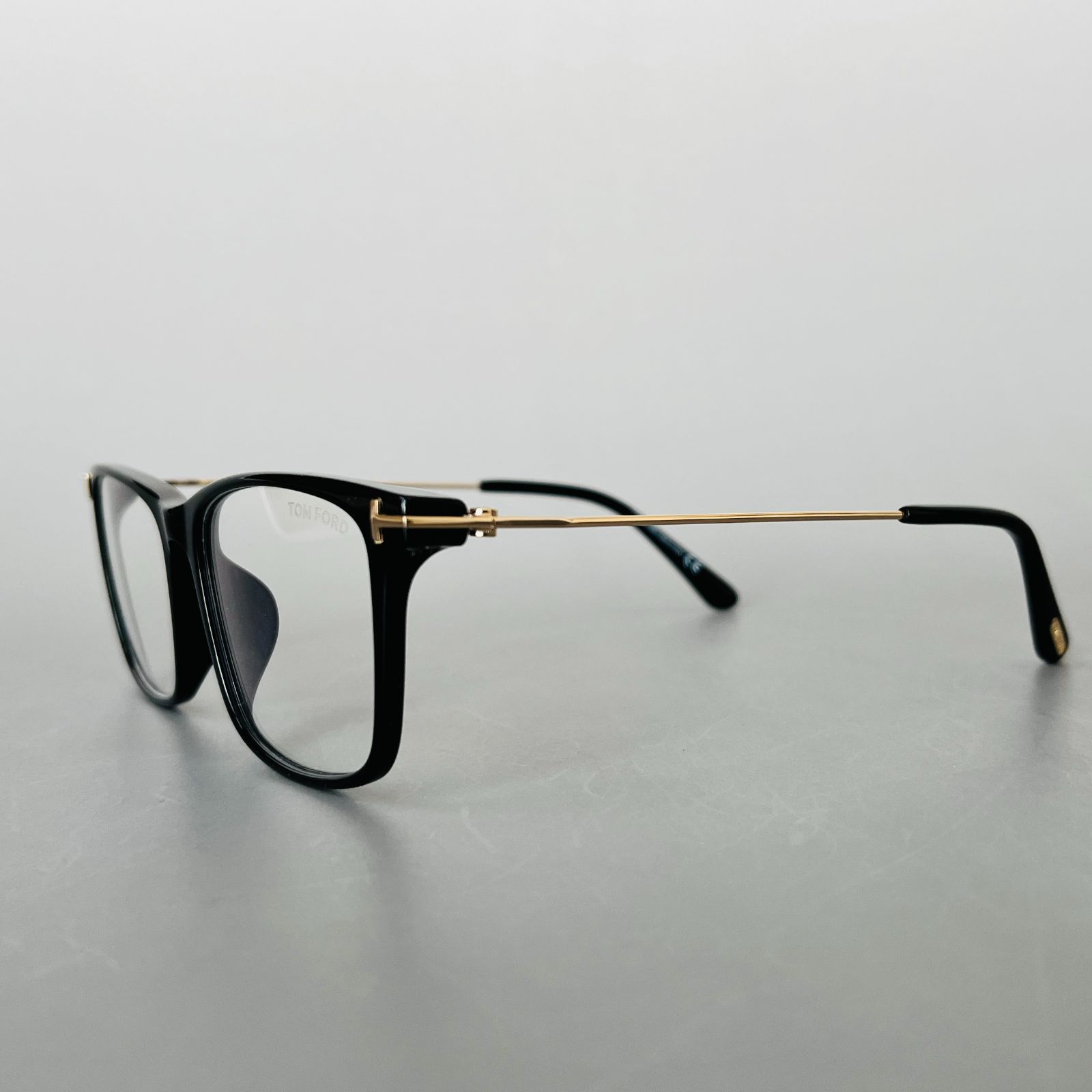 メガネ トムフォード TOM FORD スクエア ブラック ゴールド アジアンフィット 新品 メンズ レディース フルリム 眼鏡 黒 金 メタル -  メルカリ