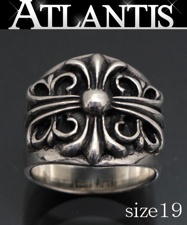 銀座店 クロムハーツ キーパー リング 指輪 シルバー SV925 約19号