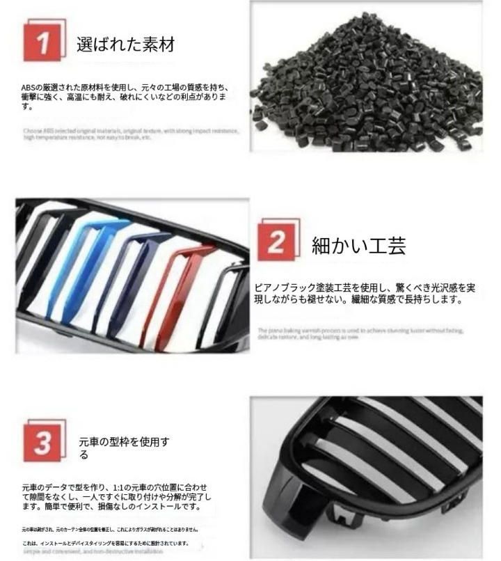 BMW新5系G60 G61G68改M5型発光中網LED発光二重線中網フロントグリルに適用