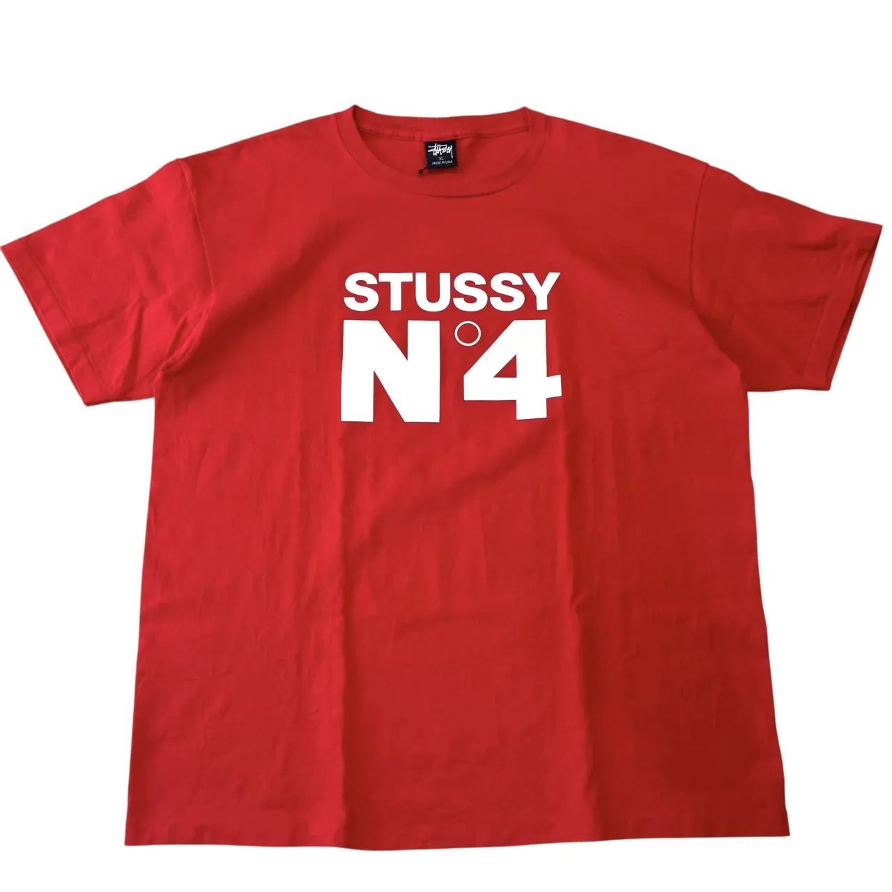 USA製 90s OLD STUSSY S/S TEE オールドステューシー Tシャツ XL 赤 紺
