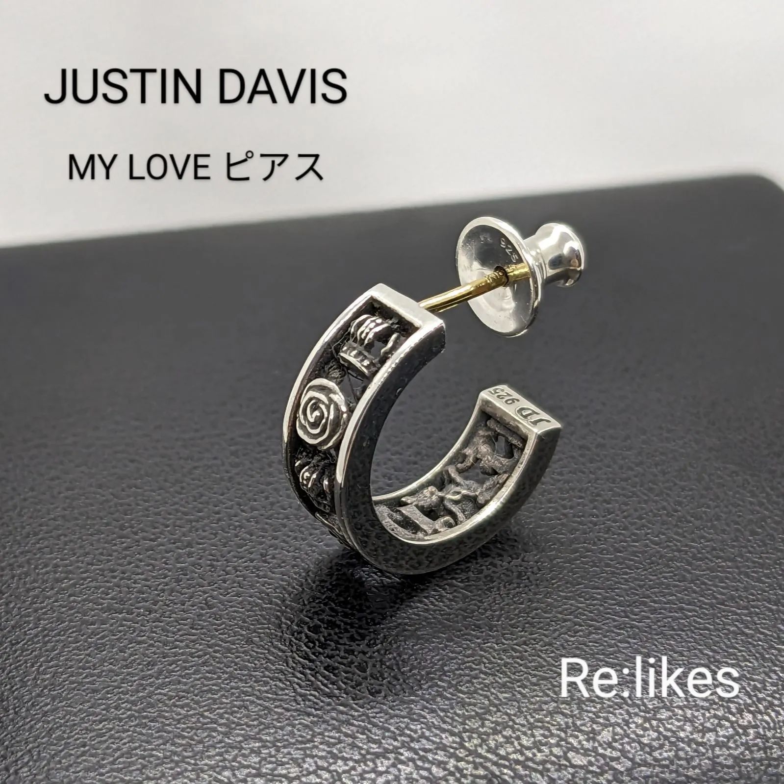 Justin Davis SICK BOY/HOOP ピアス - ピアス(片耳用)