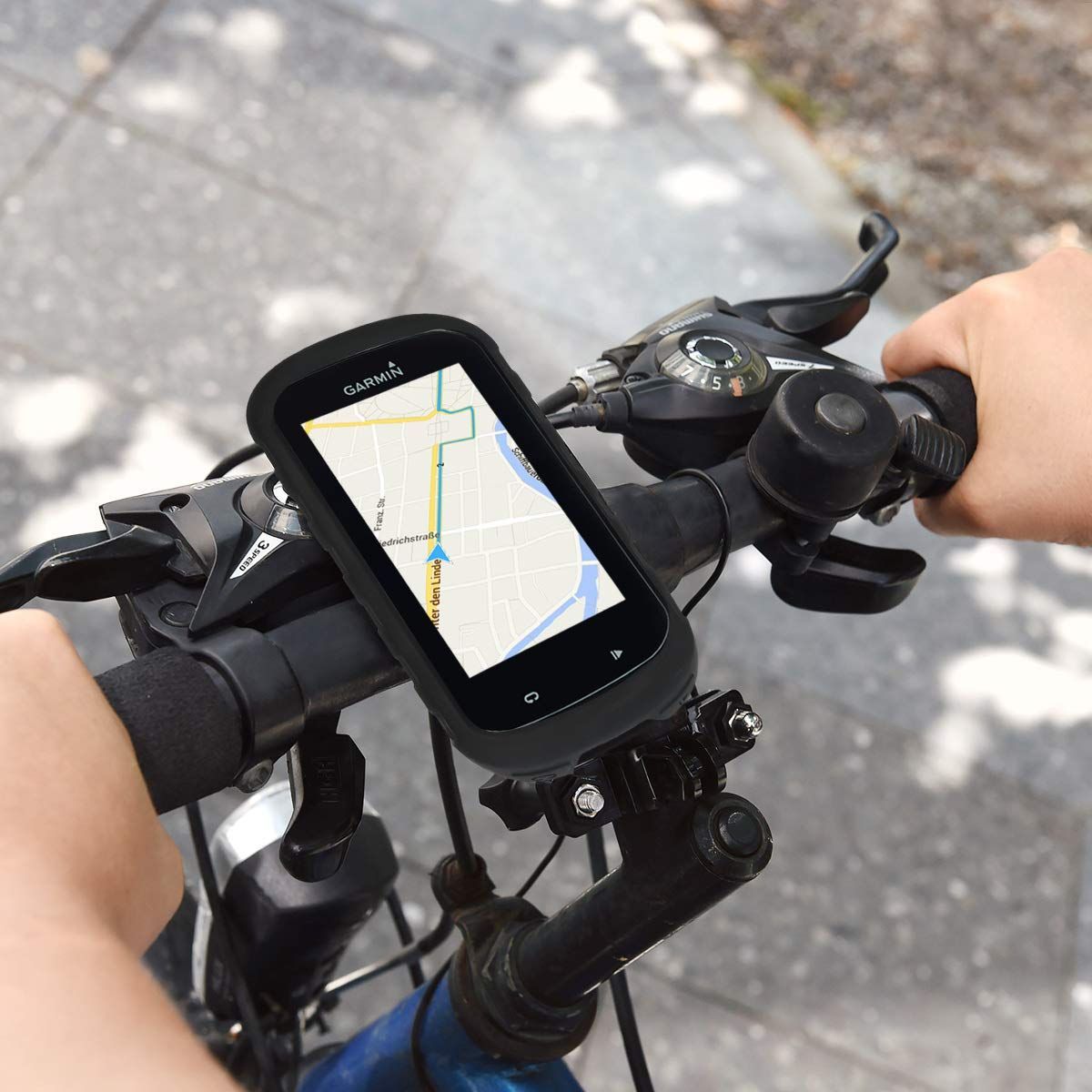 kwmobile Funda compatible con Garmin Edge 530 - Funda GPS de silicona