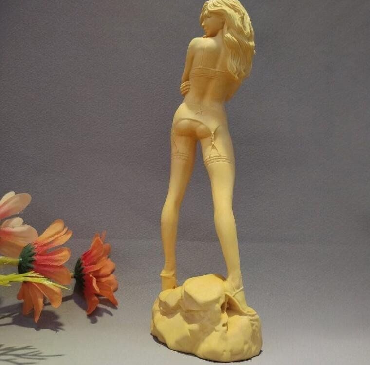 黄楊木美女18cm