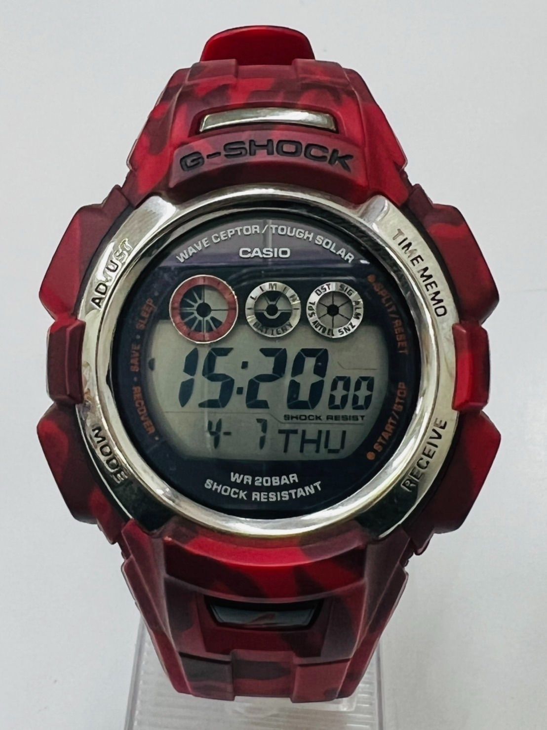 G-SHOCK  GW-300CFJ 赤　迷彩　カモフラ　レッド G-SHOCK GW-300CFJ 赤 迷彩 カモフラ レッド - メルカリ