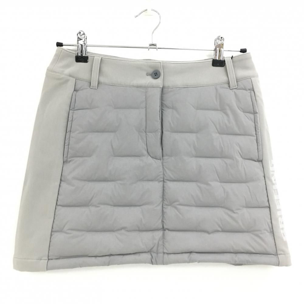 ブリーフィング 切替ダウンスカート ライトグレー サイドロゴ レディース XS ゴルフウェア BRIEFING