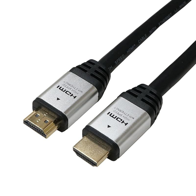 ホーリック HDMIケーブル 10m シルバー HDM100-002SV 1