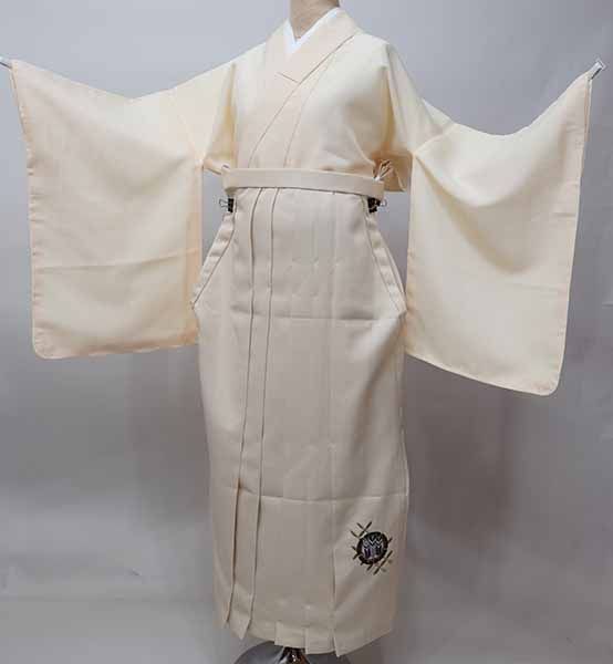 羽織袴セット 男の子 10歳 金刺繍紋入り 13歳 ジュニア用 男児 刺繍紋入り 十三歳用 小町 袴が選べる羽織袴セット 菱、金 「黒・白 「白 エンジ 袴が選べる羽織袴