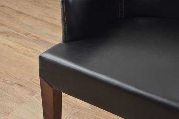 のダイニングソファチェア ウィービングベルト