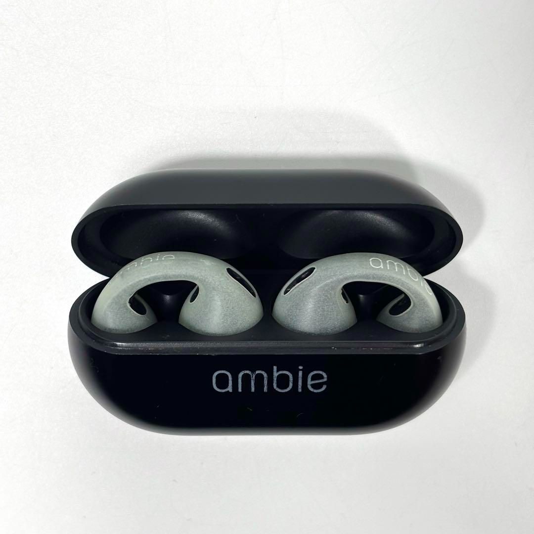 ambie ワイヤレスイヤホン AM-TW01 BLACK ambie sound earcuffs