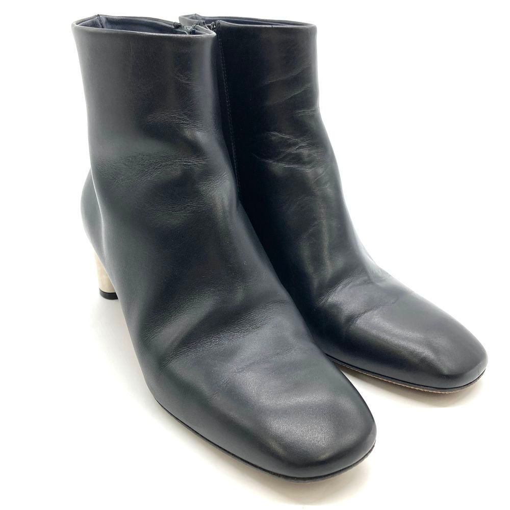 セリーヌ CELINE バンバン ショート ブーツ レザー ブラック