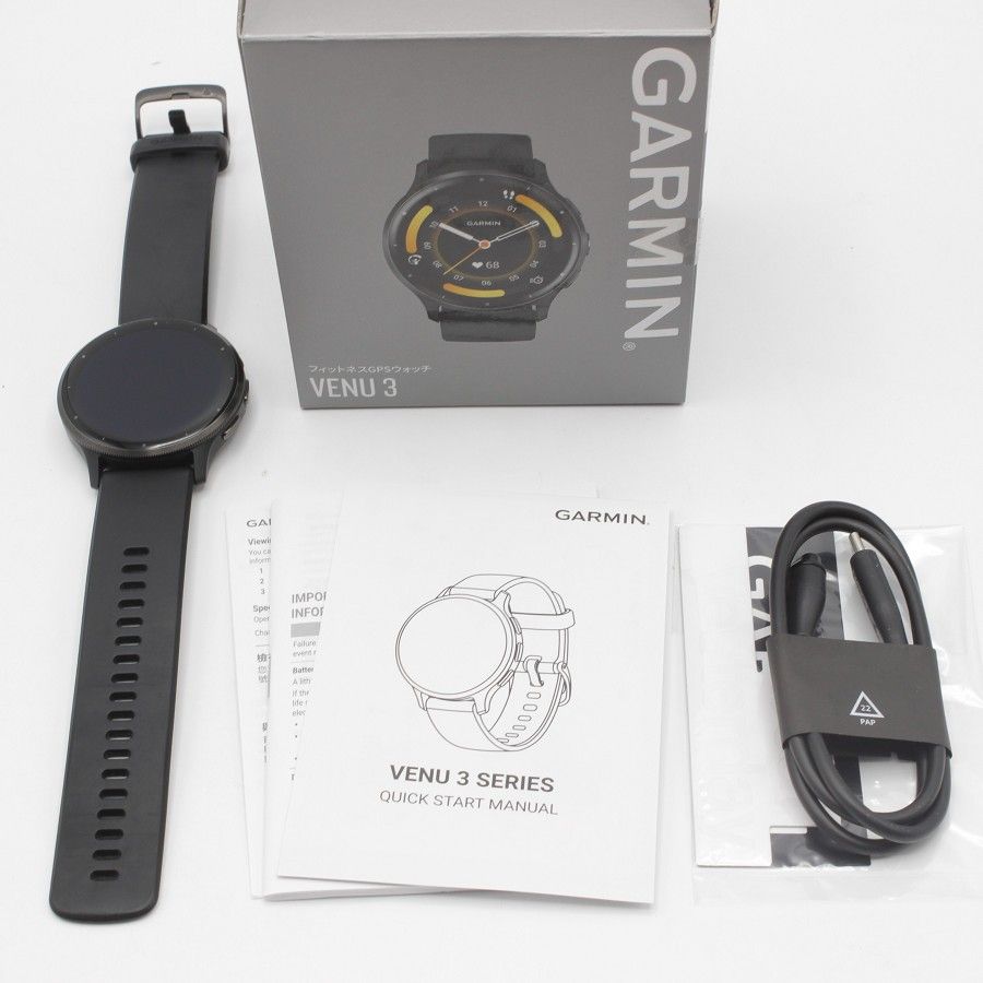 美品】GARMIN Venu 3 Black/Slate 010-02784-41 スマート 美品】GARMIN Venu 3 Black/Slate 010-02784-41 スマート