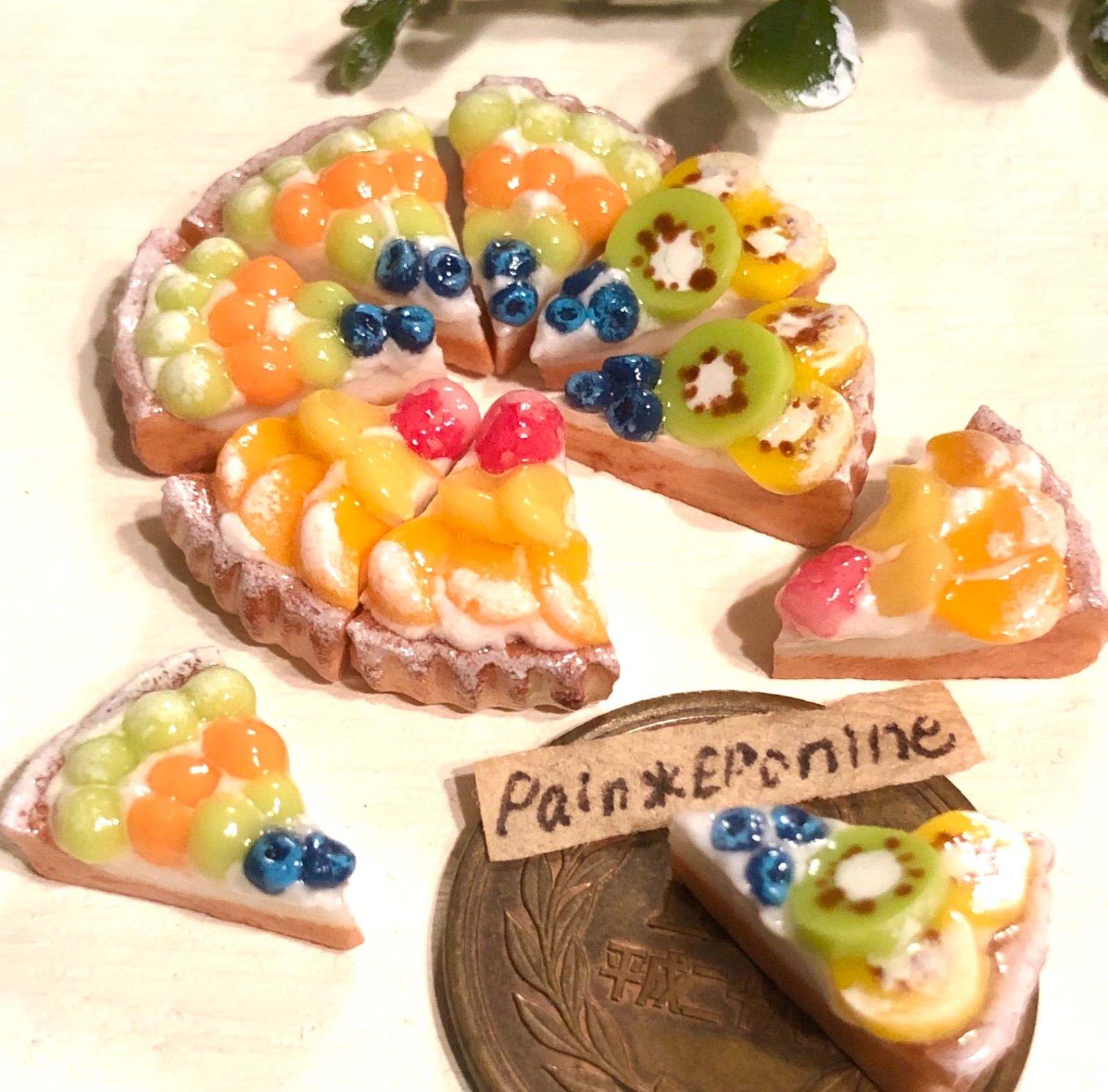 ミニチュア】カットフルーツタルトB - メルカリ