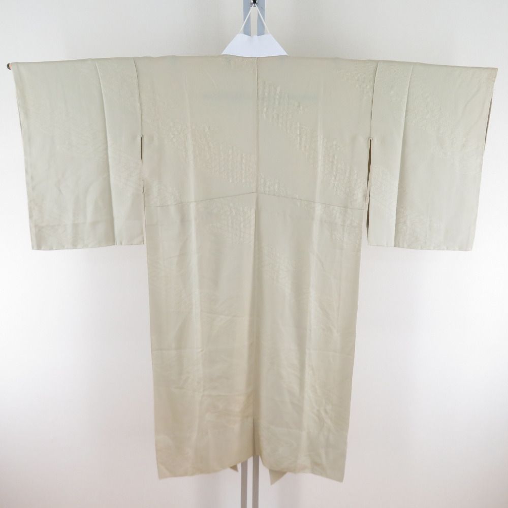 正絹 長襦袢 抹茶色袖無双