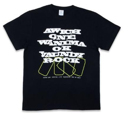 ONE OK ROCK ワンオクロック VS WANIMA ワニマ グッズ SD Tシャツ|黒 L L