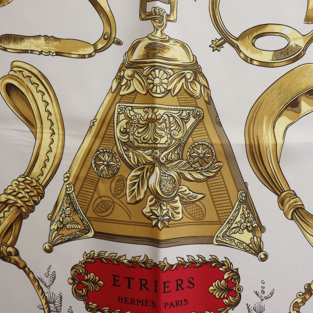 [大人気]　エルメス　HERMES　スカーフ　カレ90　ETRIERS　鎧柄 楽天市場】HERMES エルメス ETRIERS 鎧 馬具 カレ90 スカーフ シルク
